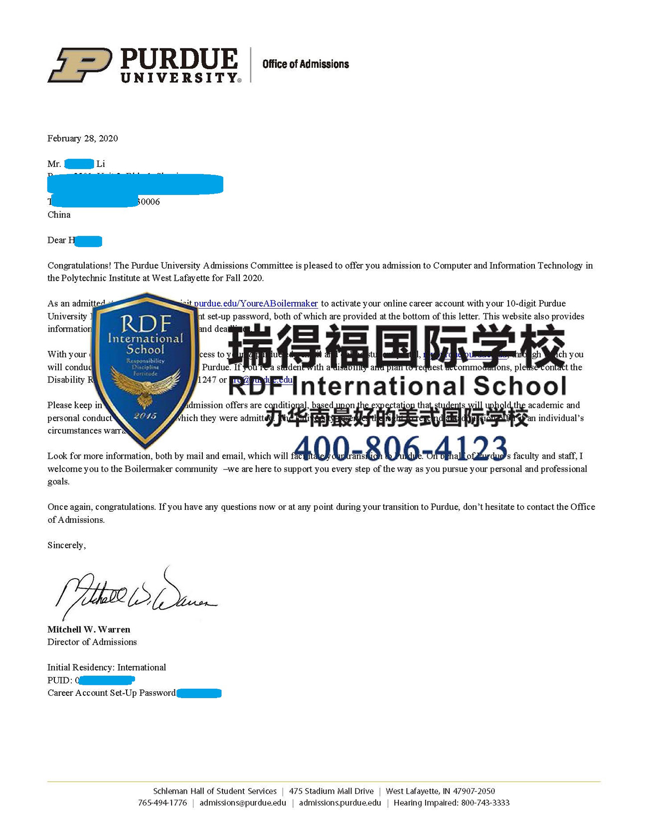 深圳瑞得福學校 RDFIS